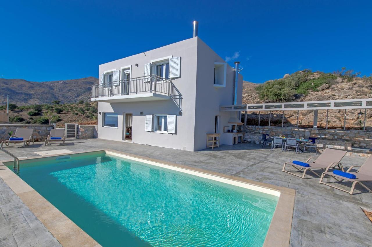 Tranquil Sea View Villa With Private Pool, Just 2Km From The Beach! أغيا غاليني المظهر الخارجي الصورة