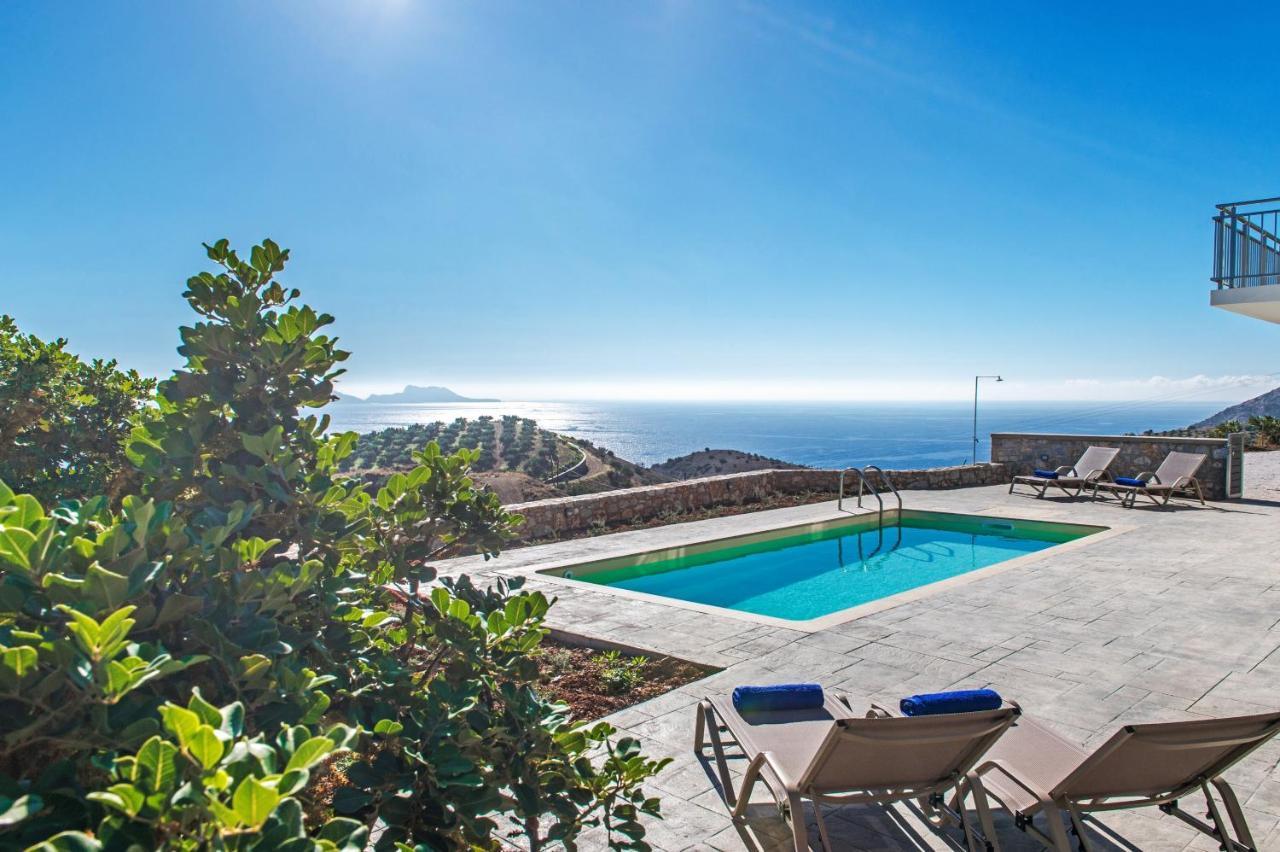 Tranquil Sea View Villa With Private Pool, Just 2Km From The Beach! أغيا غاليني المظهر الخارجي الصورة