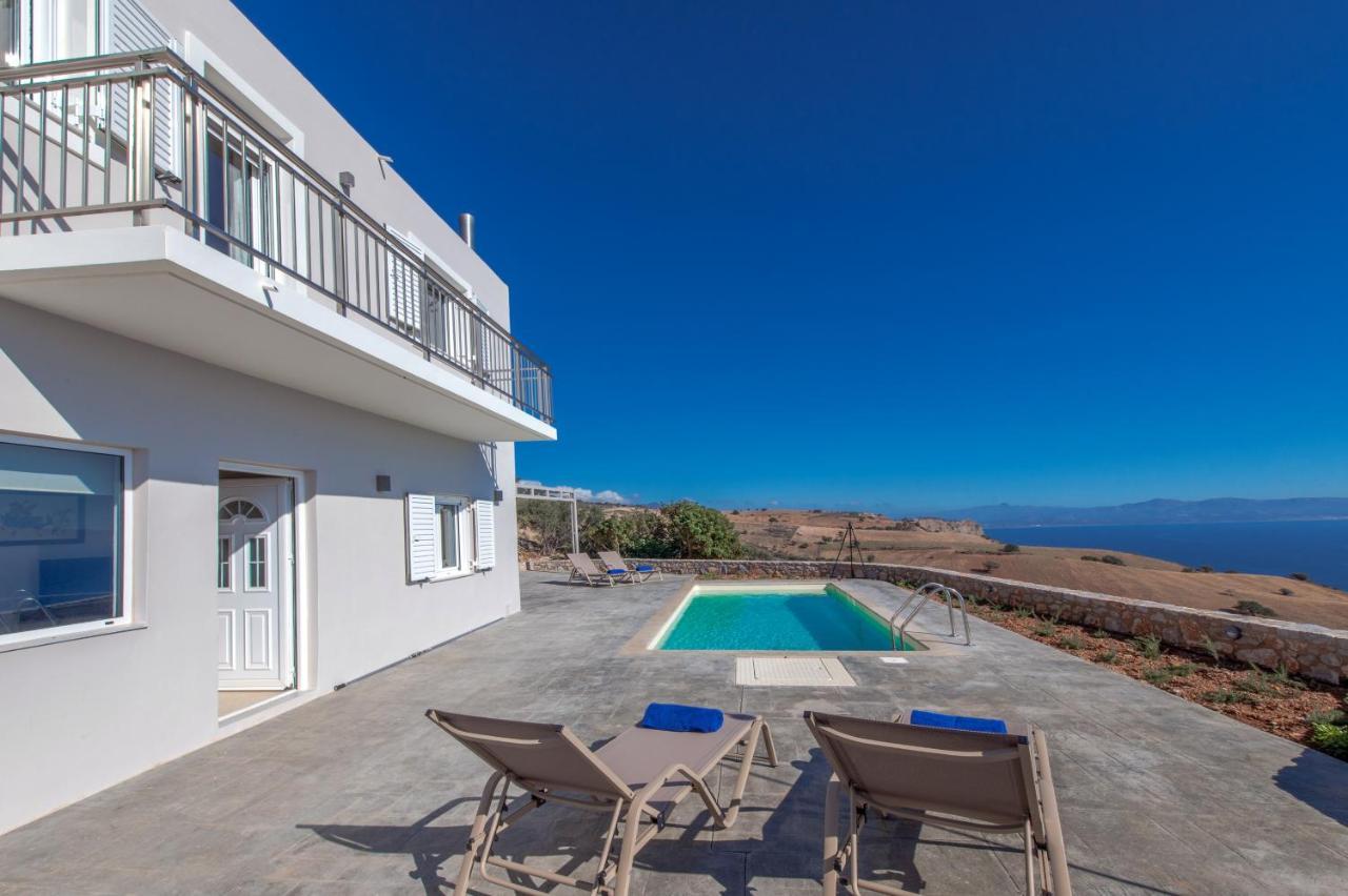 Tranquil Sea View Villa With Private Pool, Just 2Km From The Beach! أغيا غاليني المظهر الخارجي الصورة