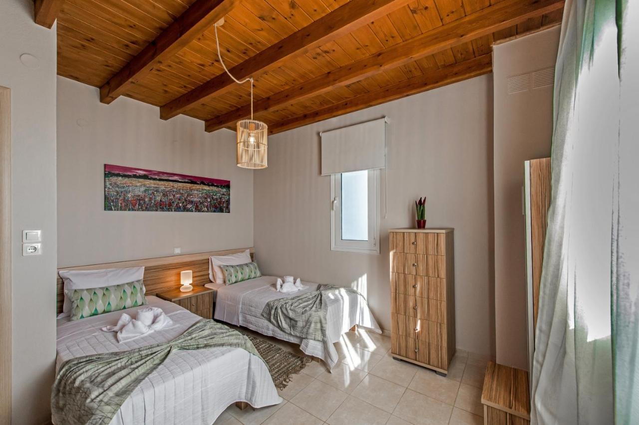 Tranquil Sea View Villa With Private Pool, Just 2Km From The Beach! أغيا غاليني المظهر الخارجي الصورة