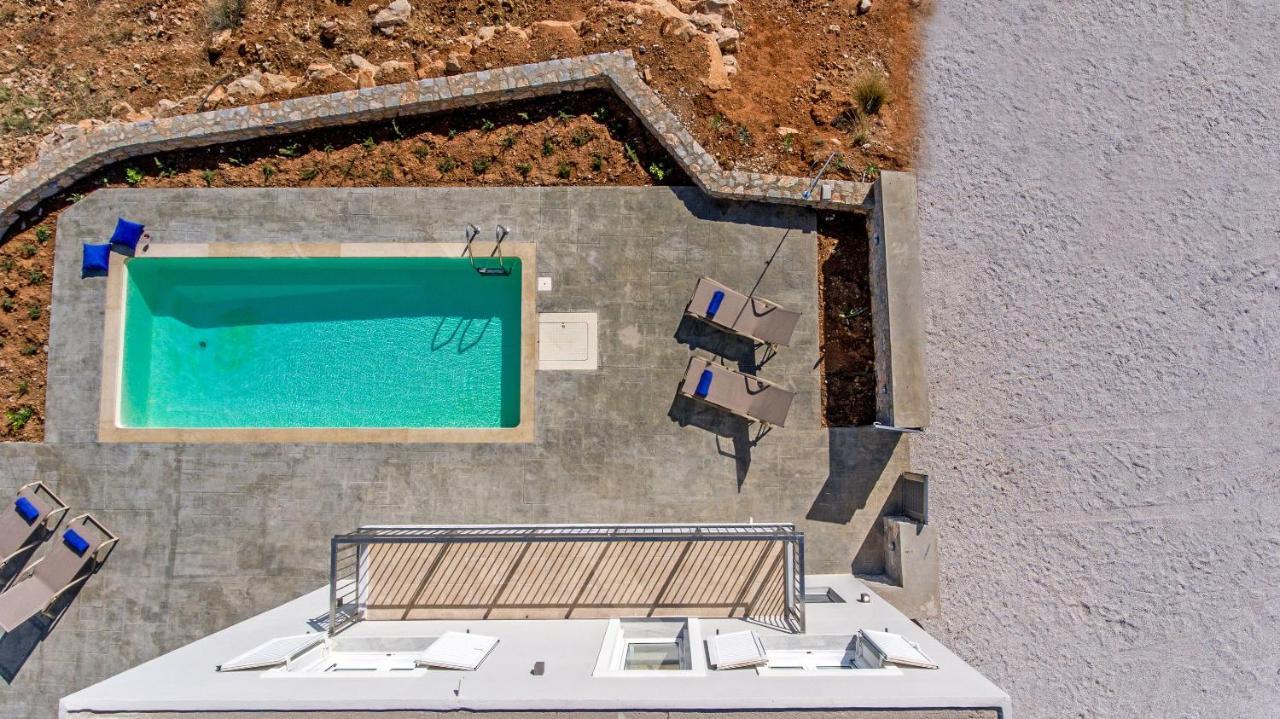 Tranquil Sea View Villa With Private Pool, Just 2Km From The Beach! أغيا غاليني المظهر الخارجي الصورة
