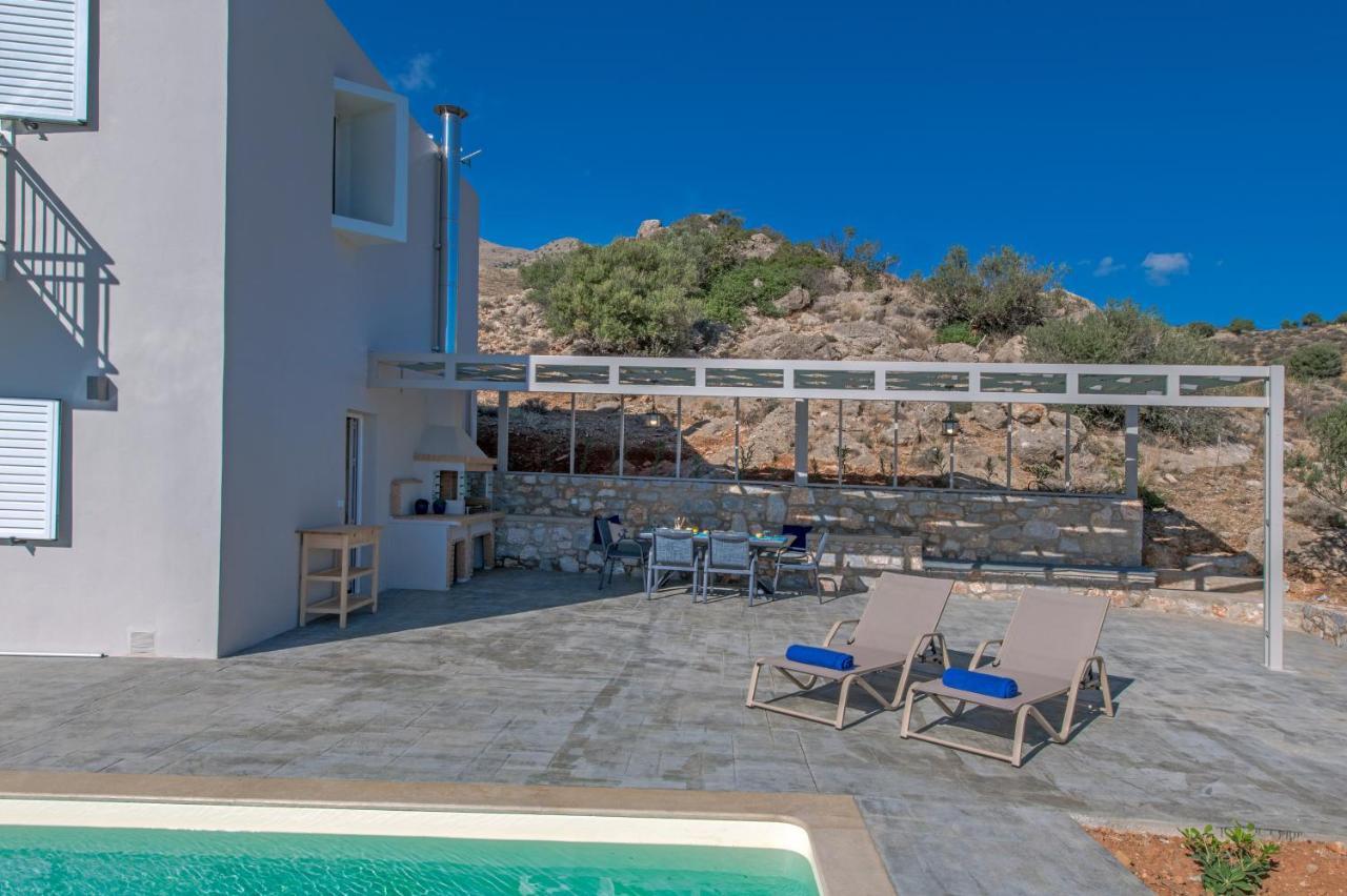 Tranquil Sea View Villa With Private Pool, Just 2Km From The Beach! أغيا غاليني المظهر الخارجي الصورة