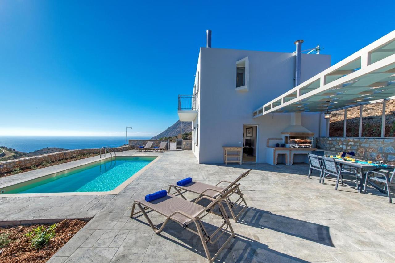 Tranquil Sea View Villa With Private Pool, Just 2Km From The Beach! أغيا غاليني المظهر الخارجي الصورة