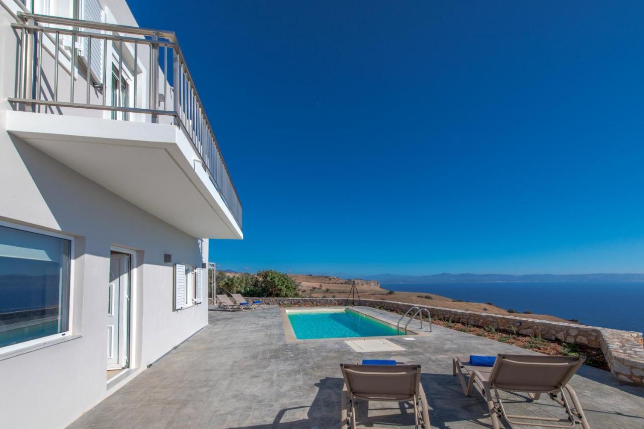 Tranquil Sea View Villa With Private Pool, Just 2Km From The Beach! أغيا غاليني المظهر الخارجي الصورة