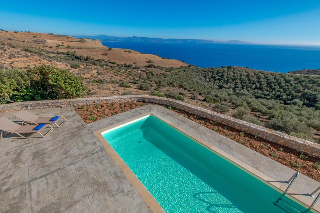 Tranquil Sea View Villa With Private Pool, Just 2Km From The Beach! أغيا غاليني المظهر الخارجي الصورة