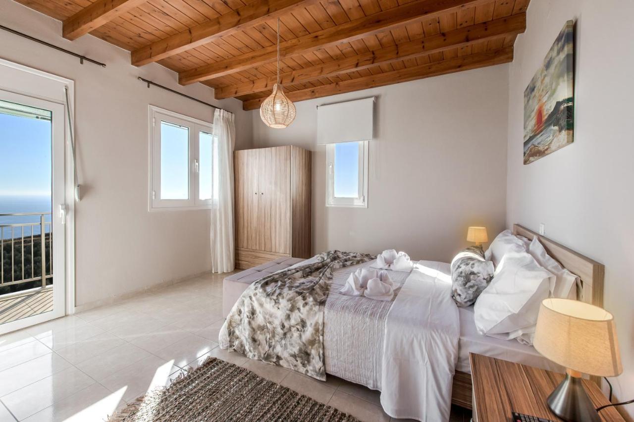 Tranquil Sea View Villa With Private Pool, Just 2Km From The Beach! أغيا غاليني المظهر الخارجي الصورة